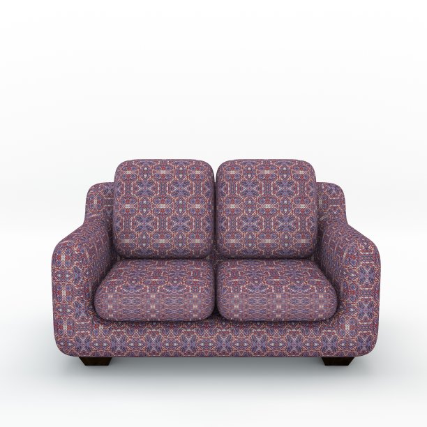 沙发上。孤立在白色背景上。3 d渲染插图。图片下载