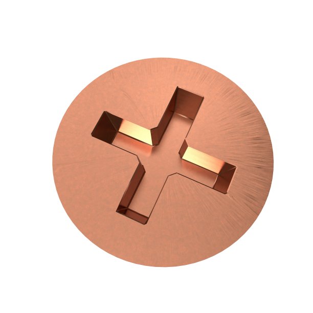 金属螺钉隔离在白色背景上。图片下载