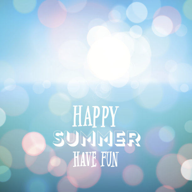 夏日热带海滩背景图片下载