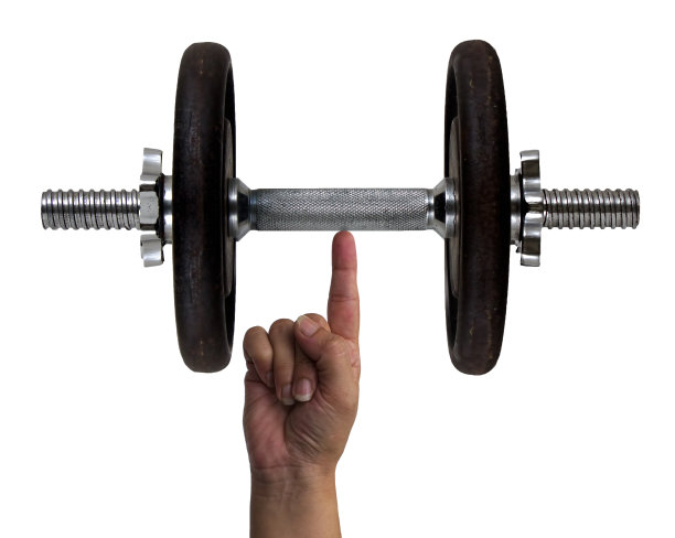 手指上的哑铃图片下载