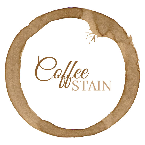 向量咖啡杯染色背景图片下载