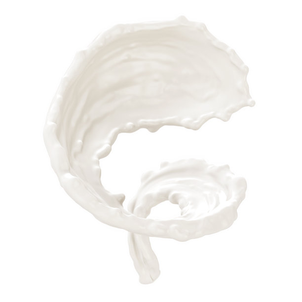 牛奶飞溅收集，孤立在白色背景图片下载