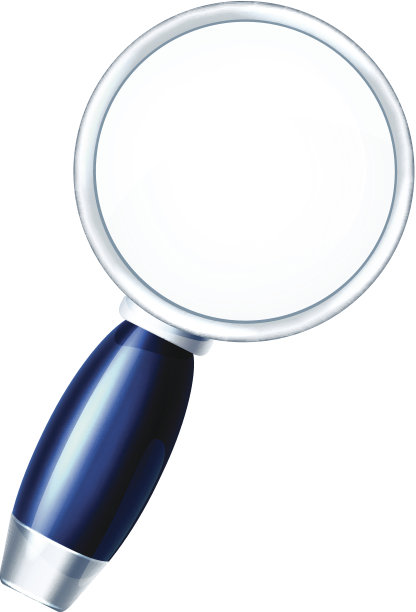 卡通放大镜图片下载