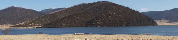 舒杜湖全景素材图片