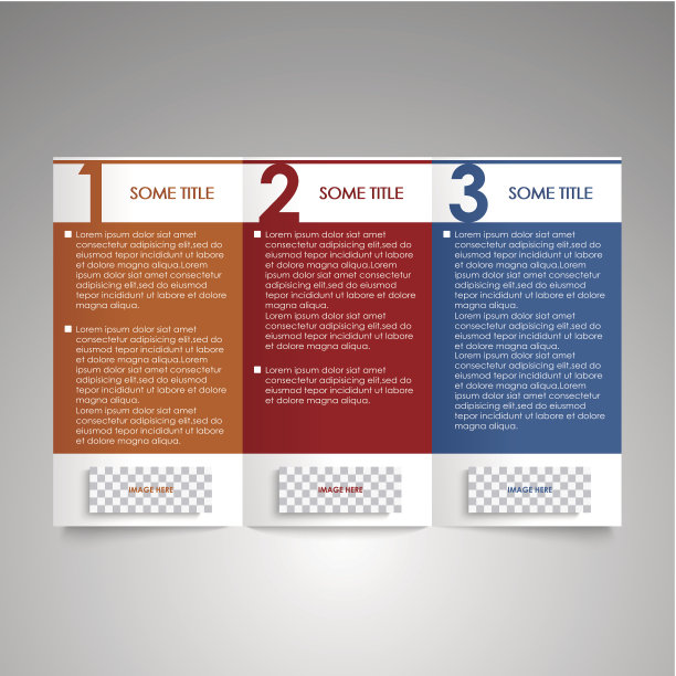 现代宣传册设计元素图片下载