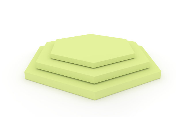 空的六角讲台图片下载