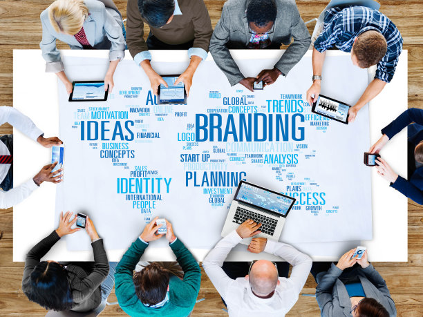 品牌创意商业广告商标概念素材图片