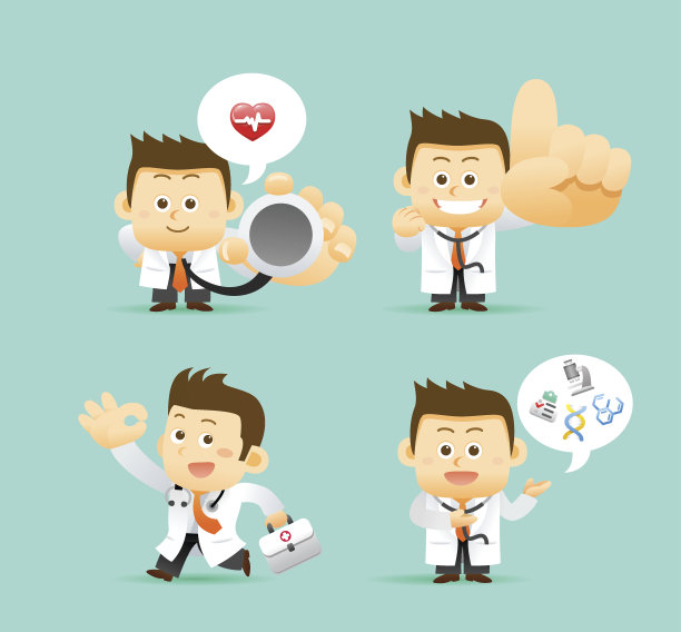 医生字符集素材图片