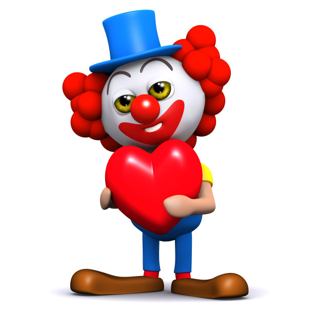3d小丑恋爱了图片下载