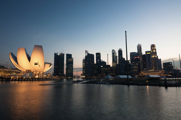 日落新加坡图片下载