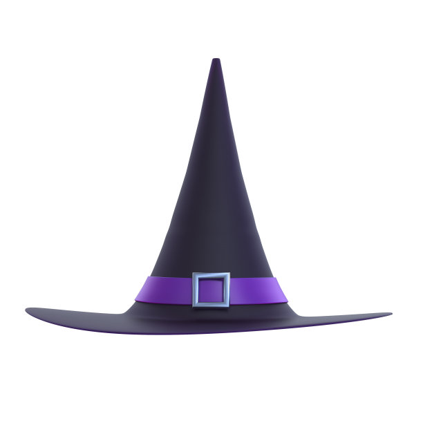 万圣节女巫帽3D图片下载