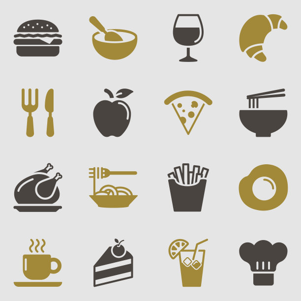 食物图标-设置1 -背景图片下载