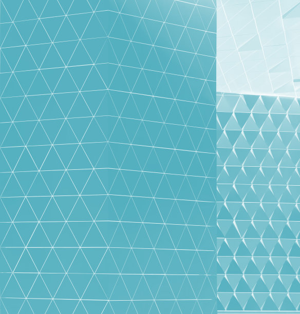 抽象的三维插图建筑图案图片下载