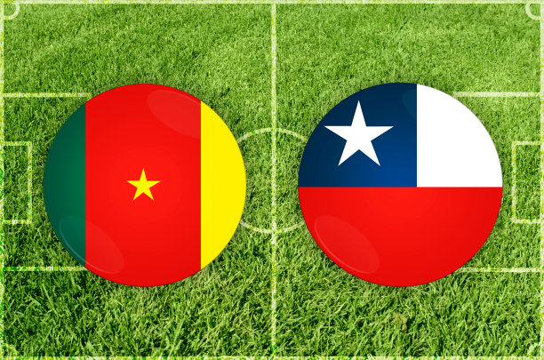 喀麦隆对智利的足球赛图片下载