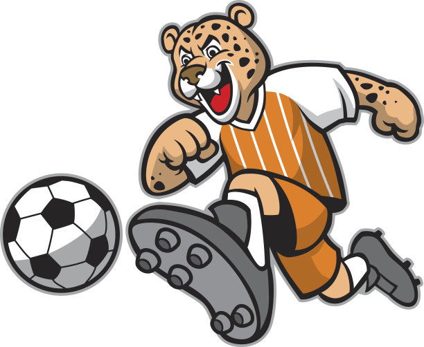 豹足球吉祥物图片下载