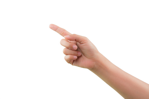 女人用手指着的姿势图片下载