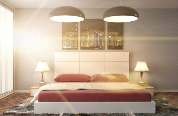 卧室内。三维演示图片下载