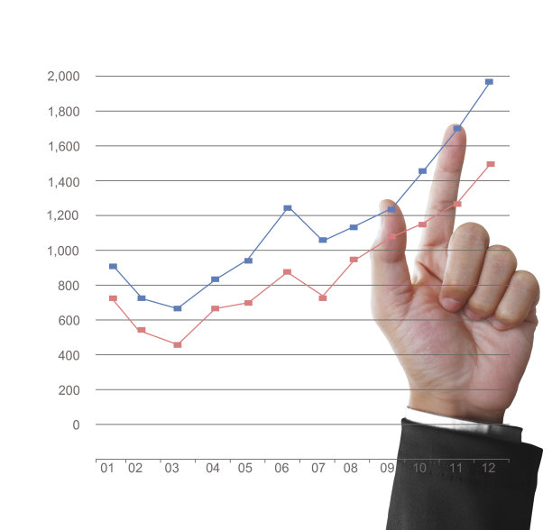 金融符号来自手中图片下载