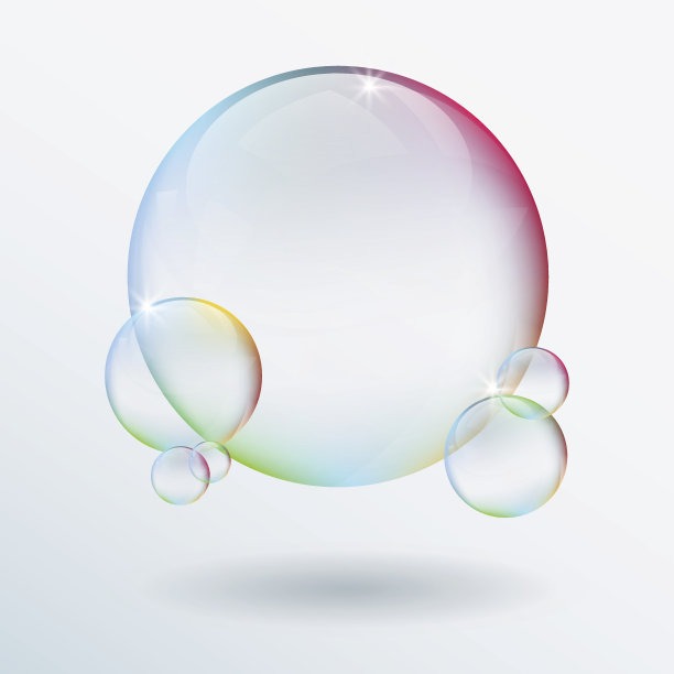 带有气泡的抽象背景图片下载