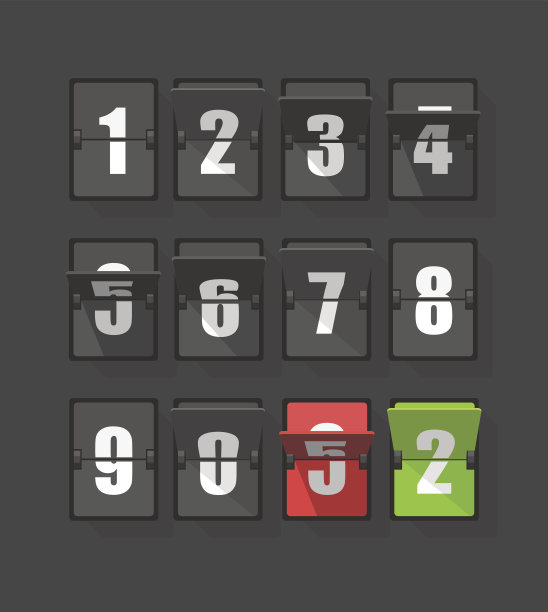 塑料日记与数字设置图片下载