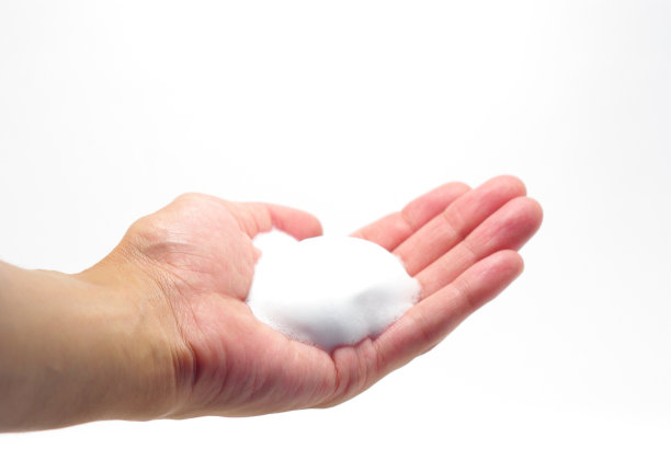 泡沫和手图片下载