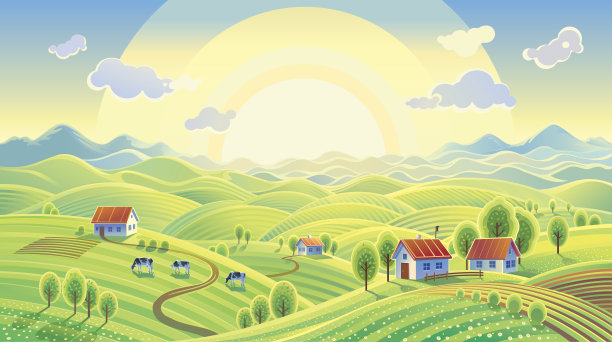 农场图片素材ID：141196912