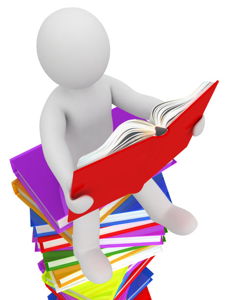 一堆书上的木偶图片下载