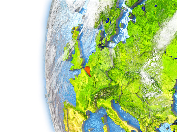 比利时的地球模型图片下载