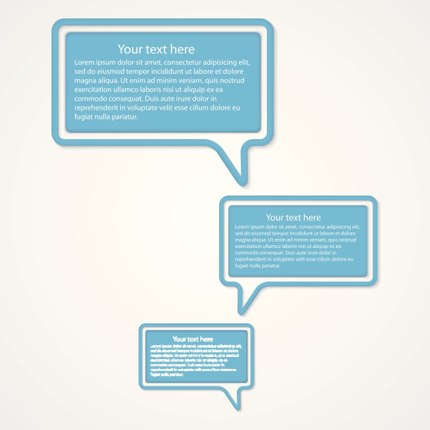 抽象贴纸banner矢量素材图片下载