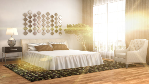 卧室内。三维演示图片下载