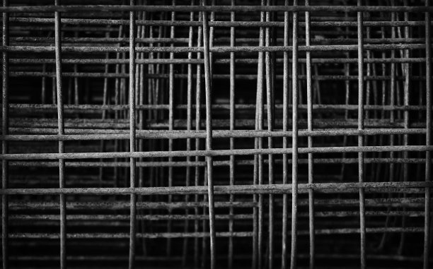 生锈的钢材，建筑材料图片下载