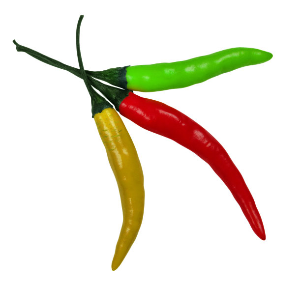 辣椒孤立-彩色图片下载