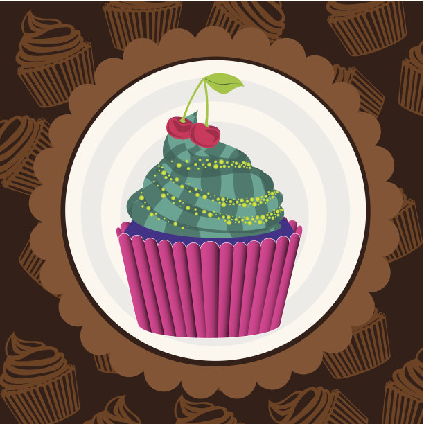 蛋糕贴纸图片下载