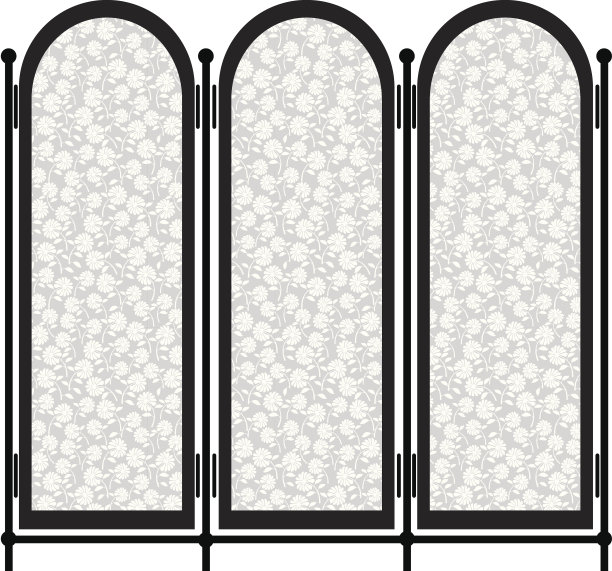 折叠屏幕孤立的白色背景图片下载