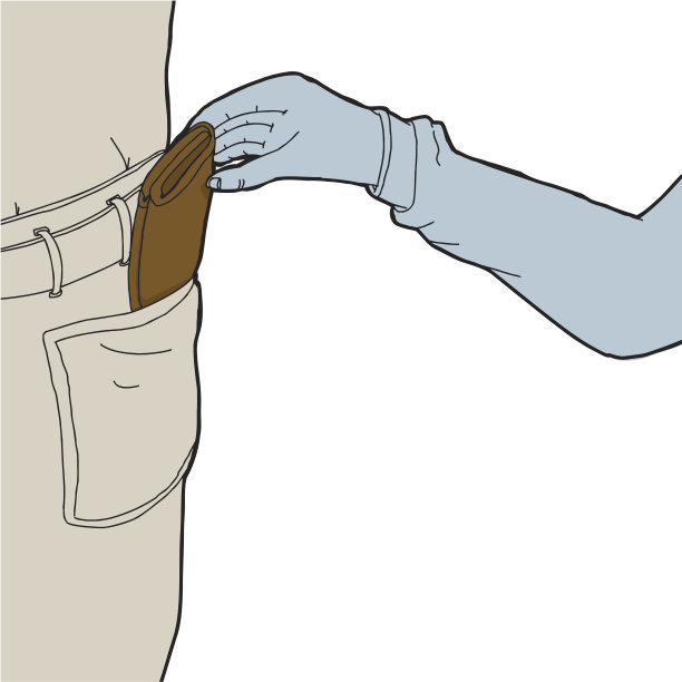 贼偷钱包图片下载