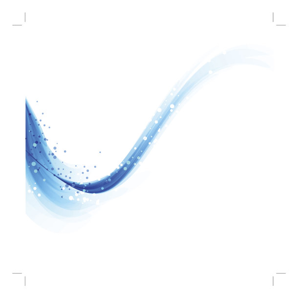 带蓝色波的矢量背景图片下载