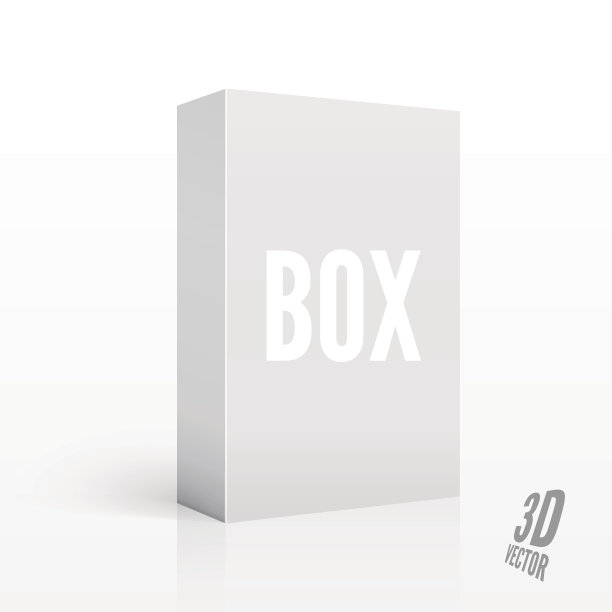 空白的3 d盒子。矢量插图为您的设计。图片下载