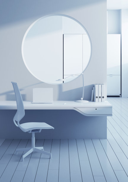 工作地点在现代化的办公室素材图片