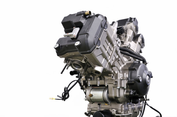 大型摩托车的发动机图片下载