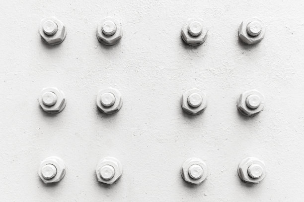 摘要工业背景，螺栓螺母图片下载