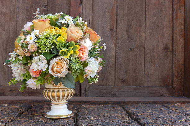 美丽多彩的花束背景图片下载