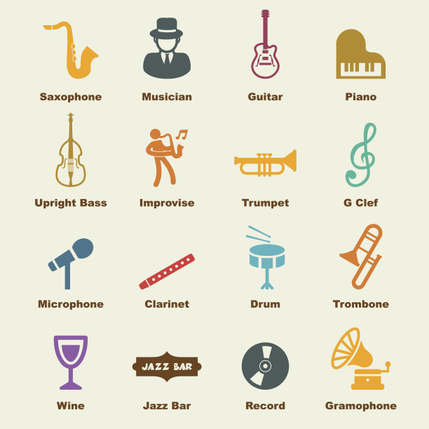 爵士的元素图片下载