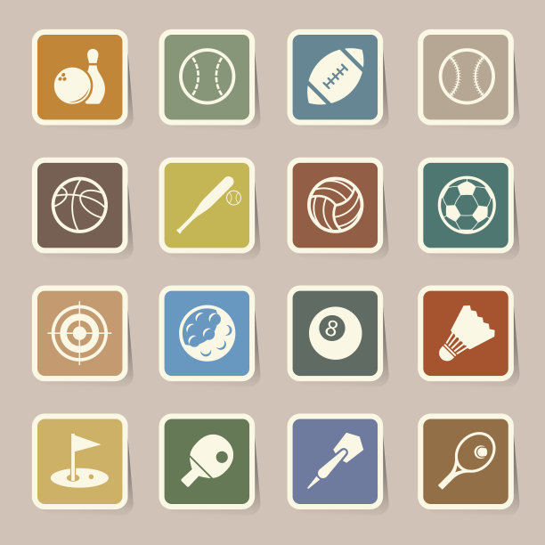 体育图标集。图片下载