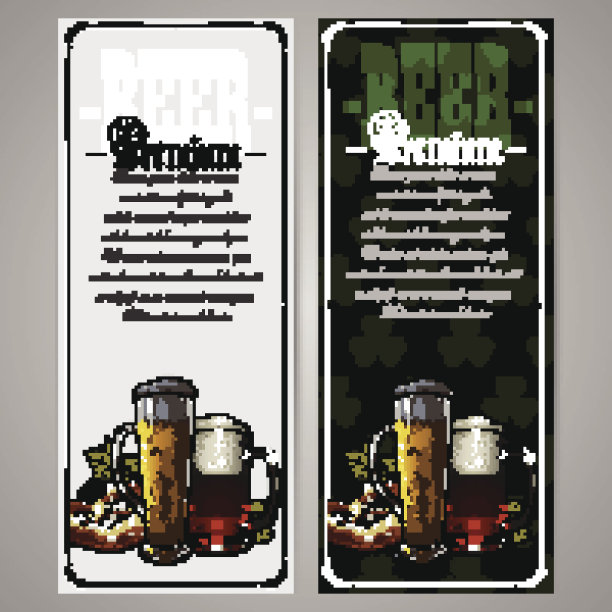 啤酒标签套装图片下载