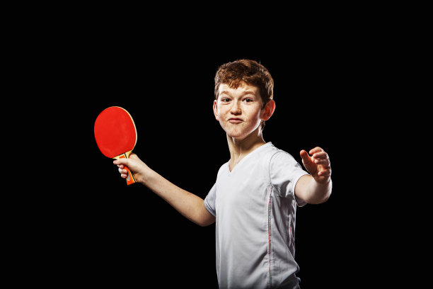 有趣的乒乓球运动员图片下载
