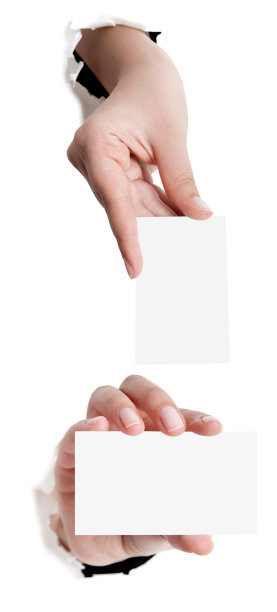 名片在女人手里白白的图片下载