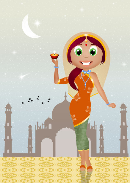 印度妇女图片下载