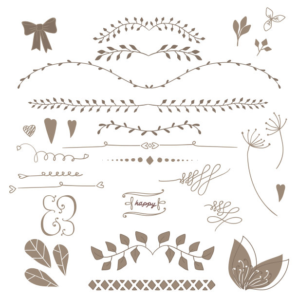 可爱的手绘插画图片下载