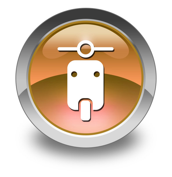 图标，按钮，象形文字滑板车图片下载