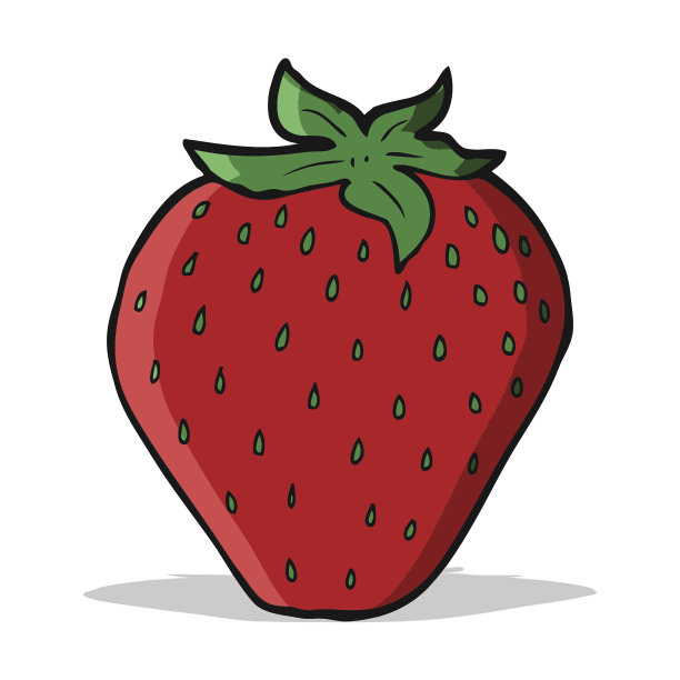卡通草莓图片下载